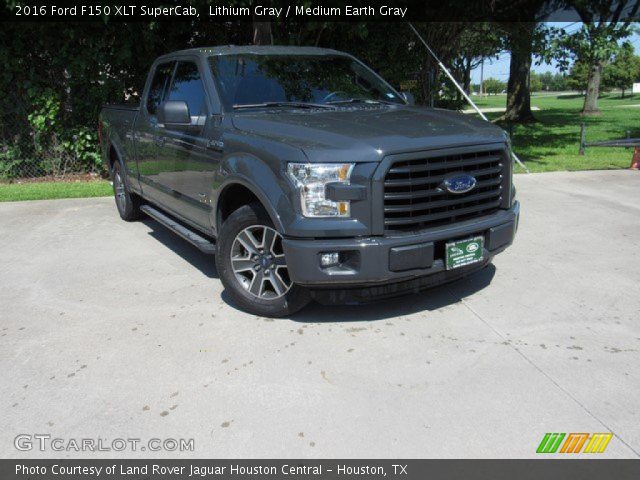 2016 Ford F150 XLT SuperCab in Lithium Gray