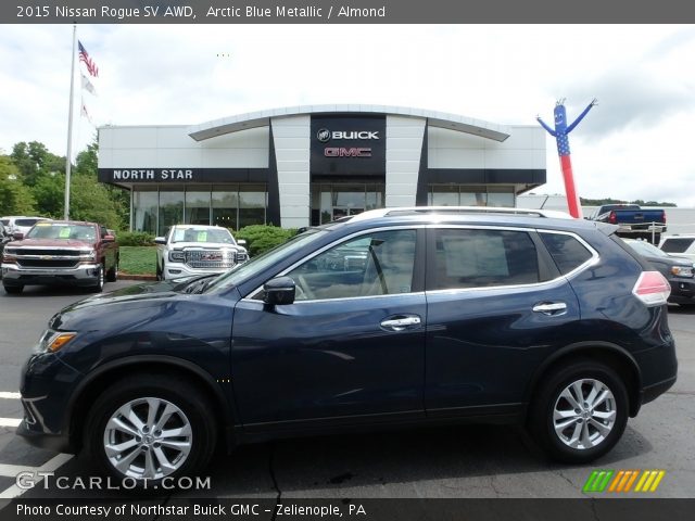 2015 Nissan Rogue SV AWD in Arctic Blue Metallic