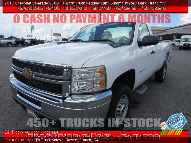 2013 Chevrolet Silverado 2500HD Work Truck Regular Cab in Summit White
