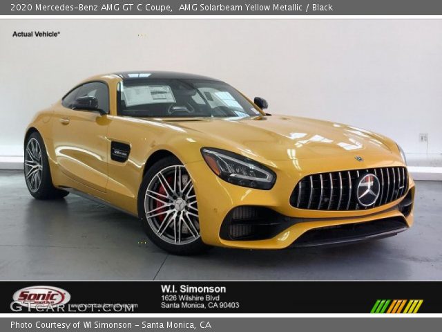2020 Mercedes-Benz AMG GT C Coupe in AMG Solarbeam Yellow Metallic