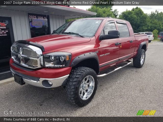 2007 Dodge Ram 1500 SLT Mega Cab 4x4 in Inferno Red Crystal Pearl