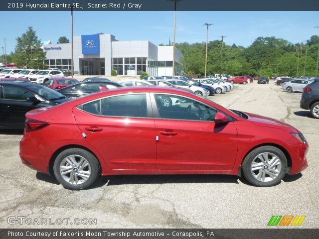 2019 Hyundai Elantra SEL in Scarlet Red