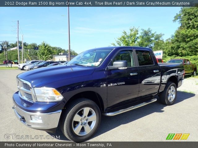 2012 Dodge Ram 1500 Big Horn Crew Cab 4x4 in True Blue Pearl