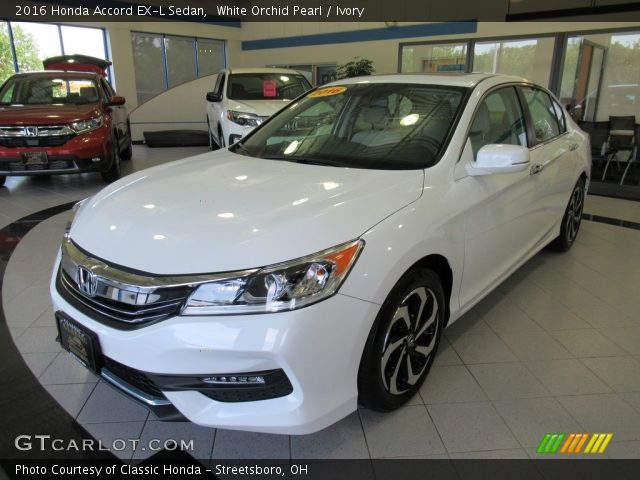 2016 Honda Accord EX-L Sedan in White Orchid Pearl