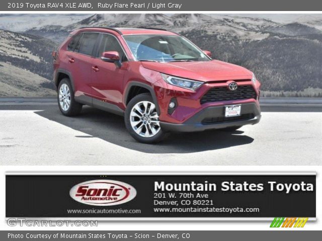 2019 Toyota RAV4 XLE AWD in Ruby Flare Pearl