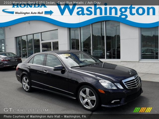 2010 Mercedes-Benz E 350 Sedan in Capri Blue Metallic