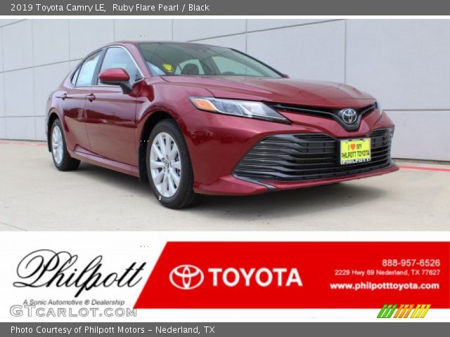 2019 Toyota Camry LE in Ruby Flare Pearl