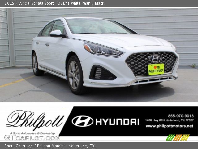 2019 Hyundai Sonata Sport in Quartz White Pearl