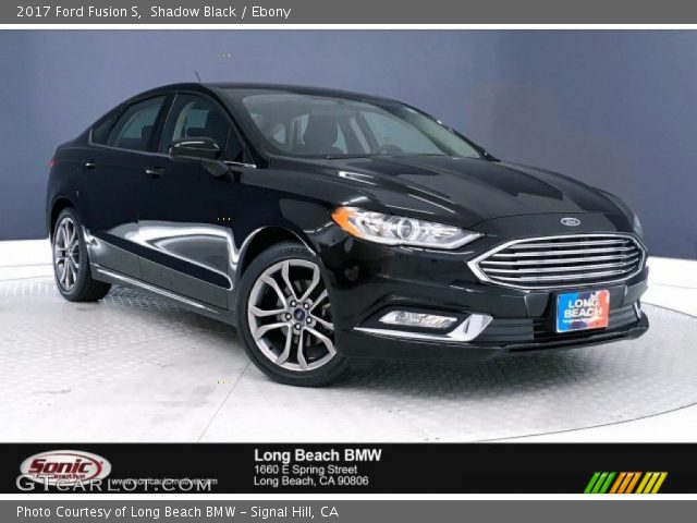 2017 Ford Fusion S in Shadow Black