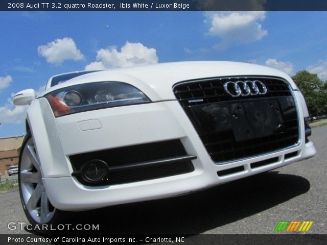 2008 Audi TT 3.2 quattro Roadster in Ibis White