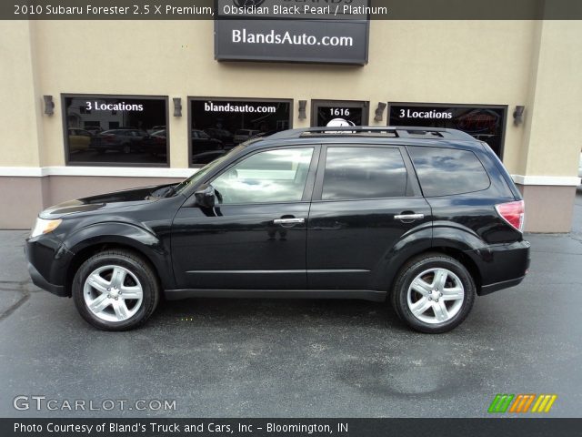 2010 Subaru Forester 2.5 X Premium in Obsidian Black Pearl