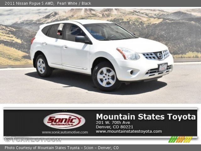 2011 Nissan Rogue S AWD in Pearl White