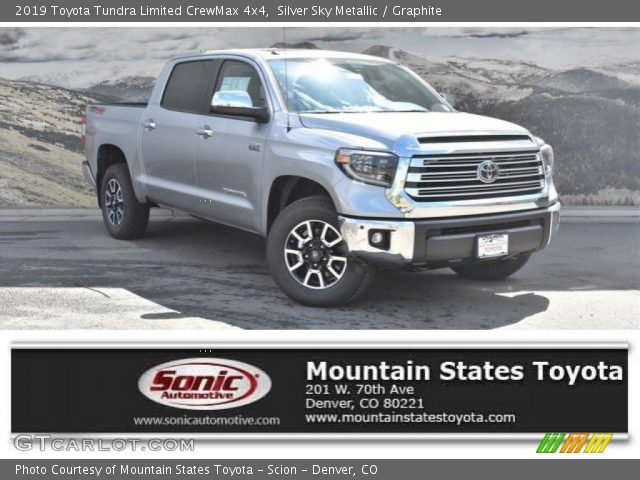 2019 Toyota Tundra Limited CrewMax 4x4 in Silver Sky Metallic