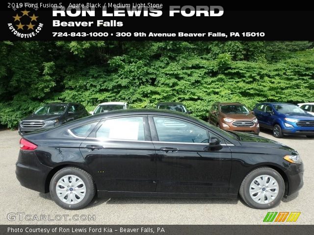 2019 Ford Fusion S in Agate Black