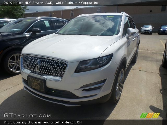 2019 Lincoln MKC Reserve AWD in White Platinum