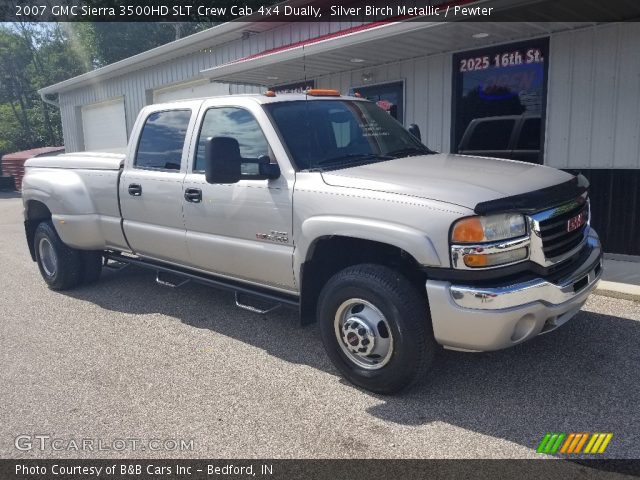 2007 GMC Sierra 3500HD SLT Crew Cab 4x4 Dually in Silver Birch Metallic