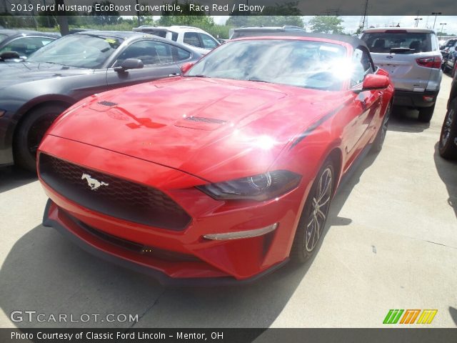2019 Ford Mustang EcoBoost Convertible in Race Red
