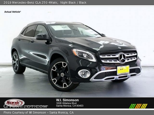 2019 Mercedes-Benz GLA 250 4Matic in Night Black