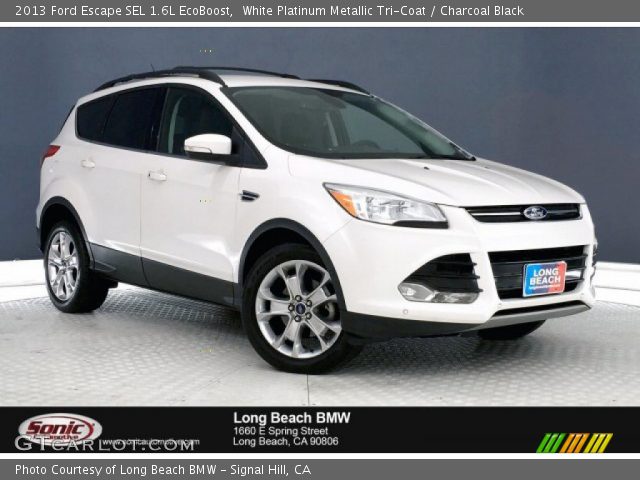 2013 Ford Escape SEL 1.6L EcoBoost in White Platinum Metallic Tri-Coat