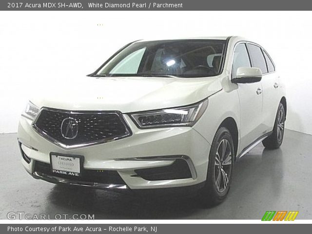 2017 Acura MDX SH-AWD in White Diamond Pearl