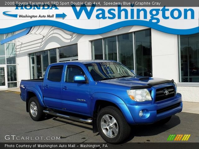 2008 Toyota Tacoma V6 TRD Sport Double Cab 4x4 in Speedway Blue