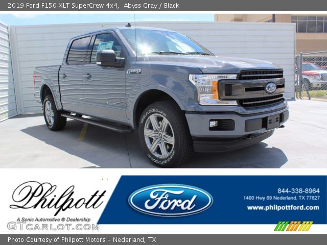 2019 Ford F150 XLT SuperCrew 4x4 in Abyss Gray