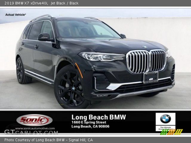 2019 BMW X7 xDrive40i in Jet Black