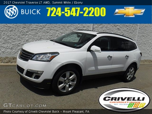 2017 Chevrolet Traverse LT AWD in Summit White