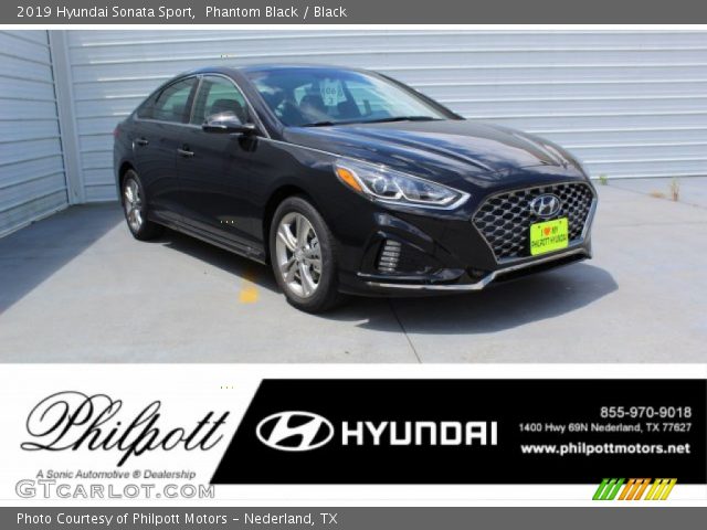 2019 Hyundai Sonata Sport in Phantom Black