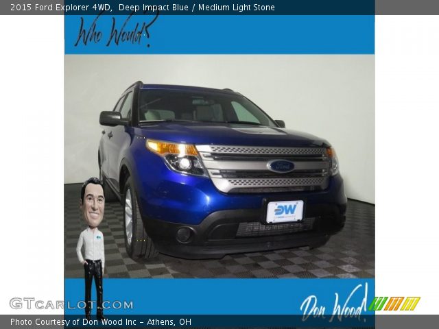 2015 Ford Explorer 4WD in Deep Impact Blue