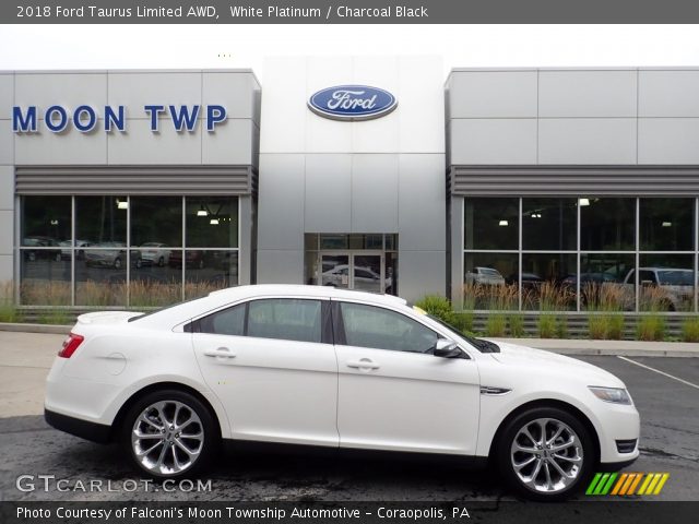 2018 Ford Taurus Limited AWD in White Platinum