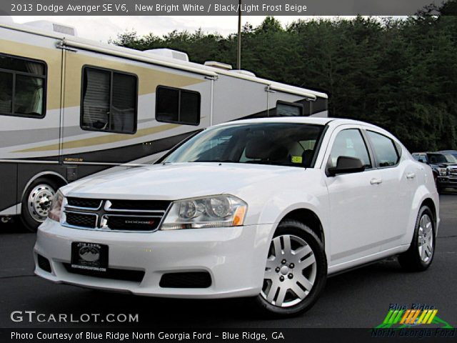2013 Dodge Avenger SE V6 in New Bright White