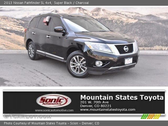 2013 Nissan Pathfinder SL 4x4 in Super Black