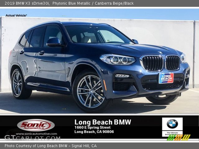 2019 BMW X3 sDrive30i in Phytonic Blue Metallic