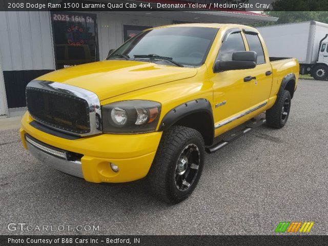 2008 Dodge Ram 1500 Laramie Quad Cab 4x4 in Detonator Yellow