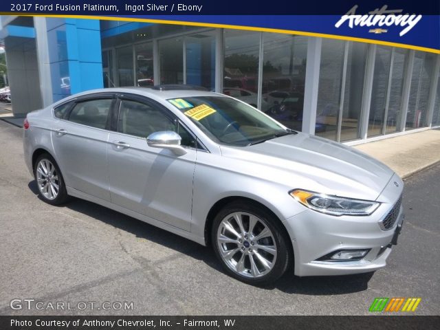 2017 Ford Fusion Platinum in Ingot Silver