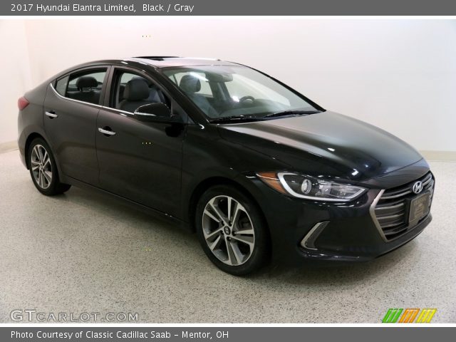 2017 Hyundai Elantra Limited in Black