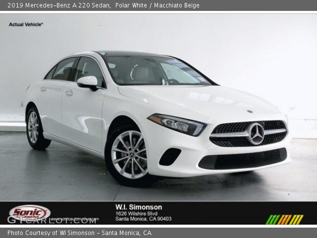 2019 Mercedes-Benz A 220 Sedan in Polar White