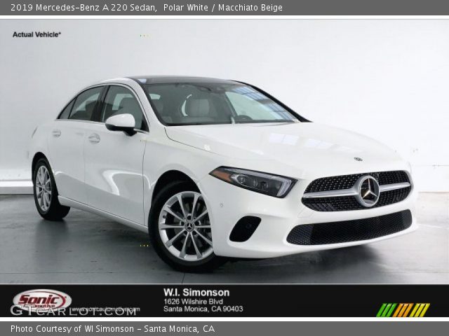 2019 Mercedes-Benz A 220 Sedan in Polar White