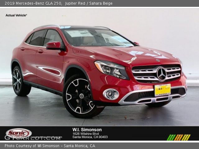 2019 Mercedes-Benz GLA 250 in Jupiter Red