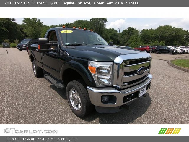 2013 Ford F250 Super Duty XLT Regular Cab 4x4 in Green Gem Metallic