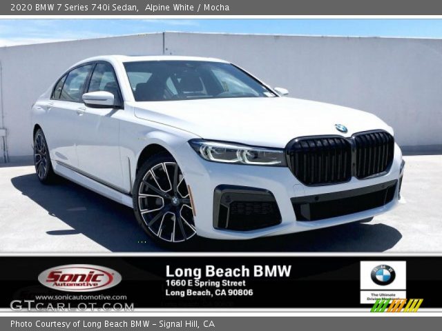 2020 BMW 7 Series 740i Sedan in Alpine White