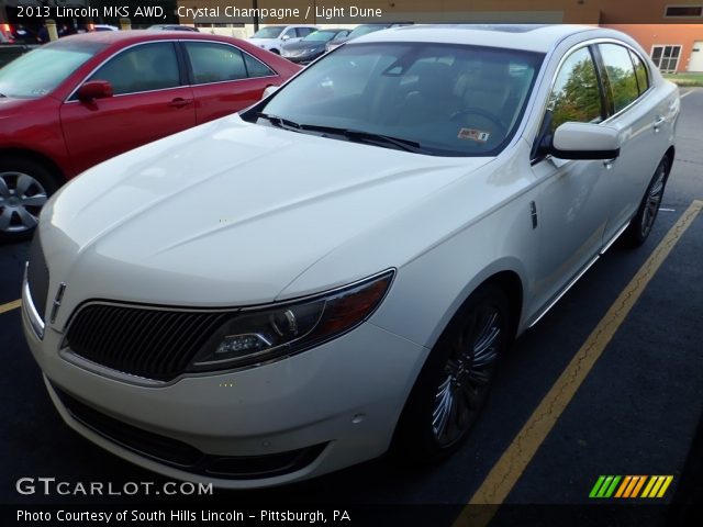 2013 Lincoln MKS AWD in Crystal Champagne