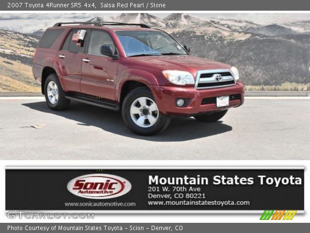 2007 Toyota 4Runner SR5 4x4 in Salsa Red Pearl