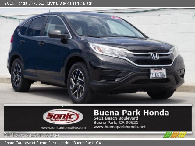 2016 Honda CR-V SE in Crystal Black Pearl