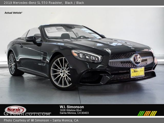 2019 Mercedes-Benz SL 550 Roadster in Black