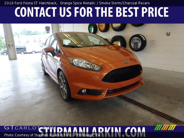 2019 Ford Fiesta ST Hatchback in Orange Spice Metallic
