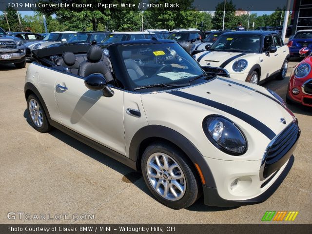 2019 Mini Convertible Cooper in Pepper White