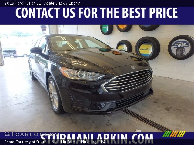 2019 Ford Fusion SE in Agate Black