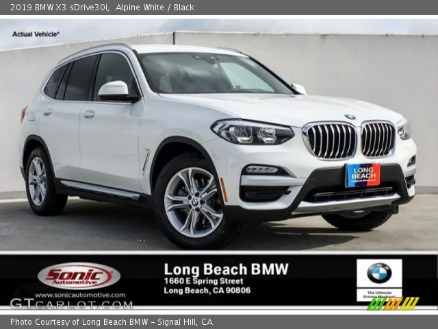 2019 BMW X3 sDrive30i in Alpine White